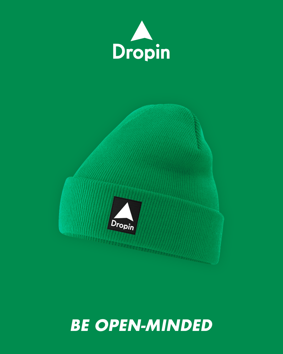 Dropin – Green Beanie