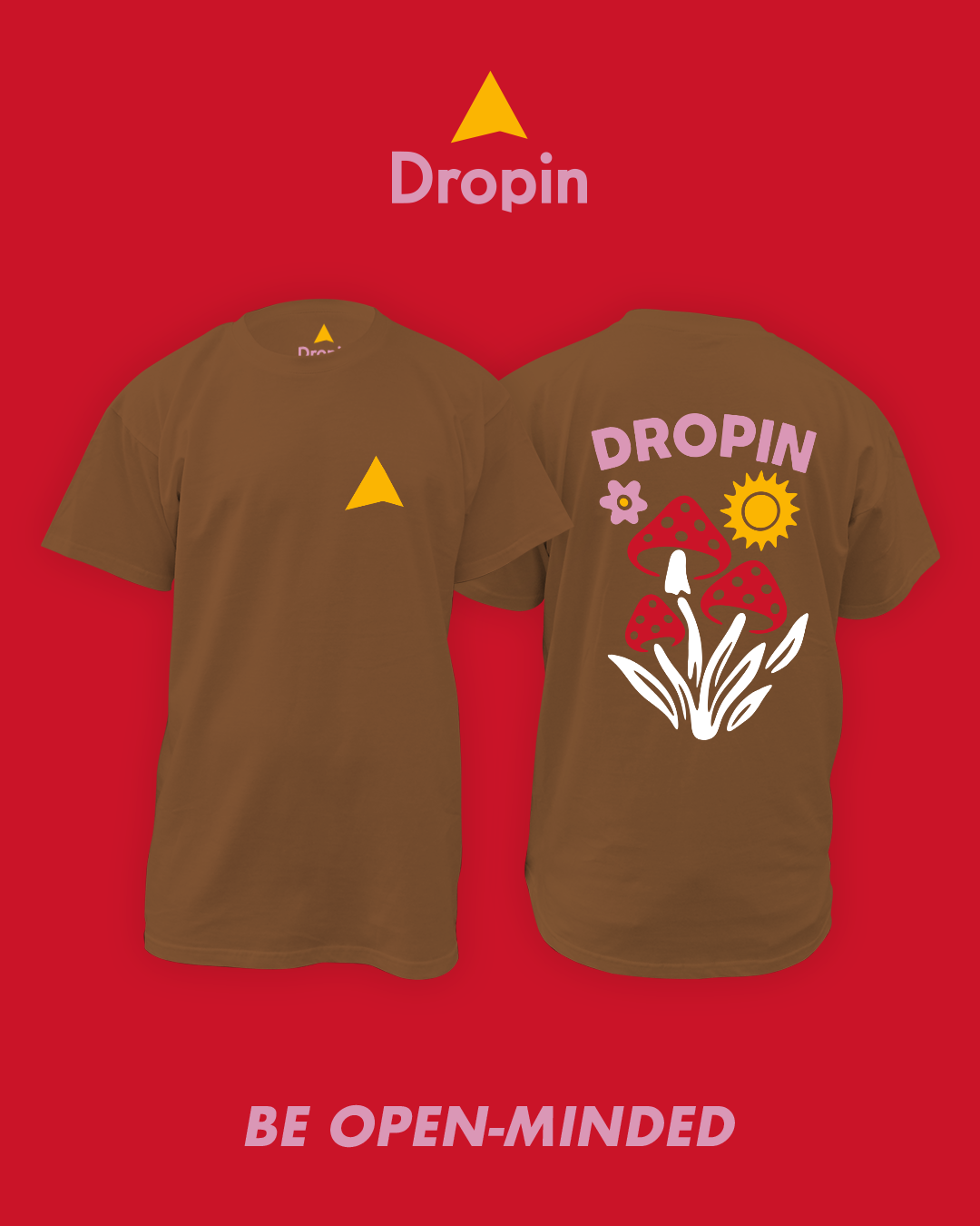 🍄 Dropin – Mushroom Tee