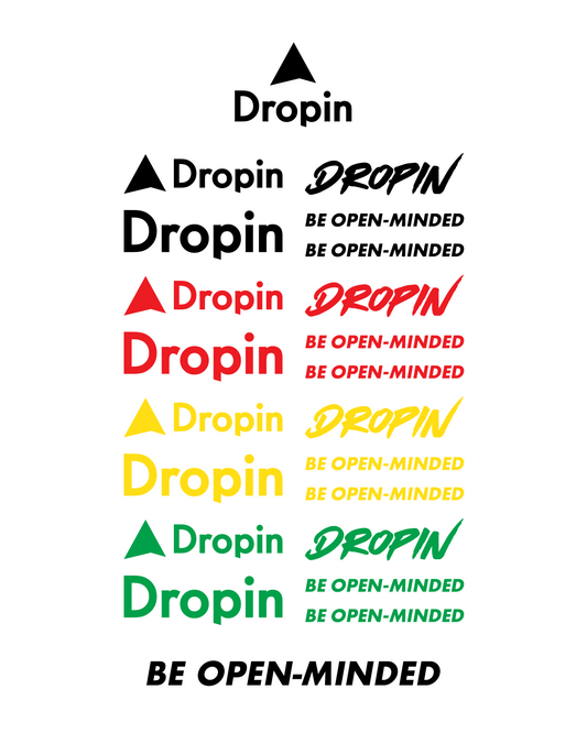 Dropin – Pro Sticker Pack - Mix 1