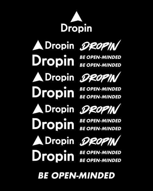 Dropin – Pro Sticker Pack - White